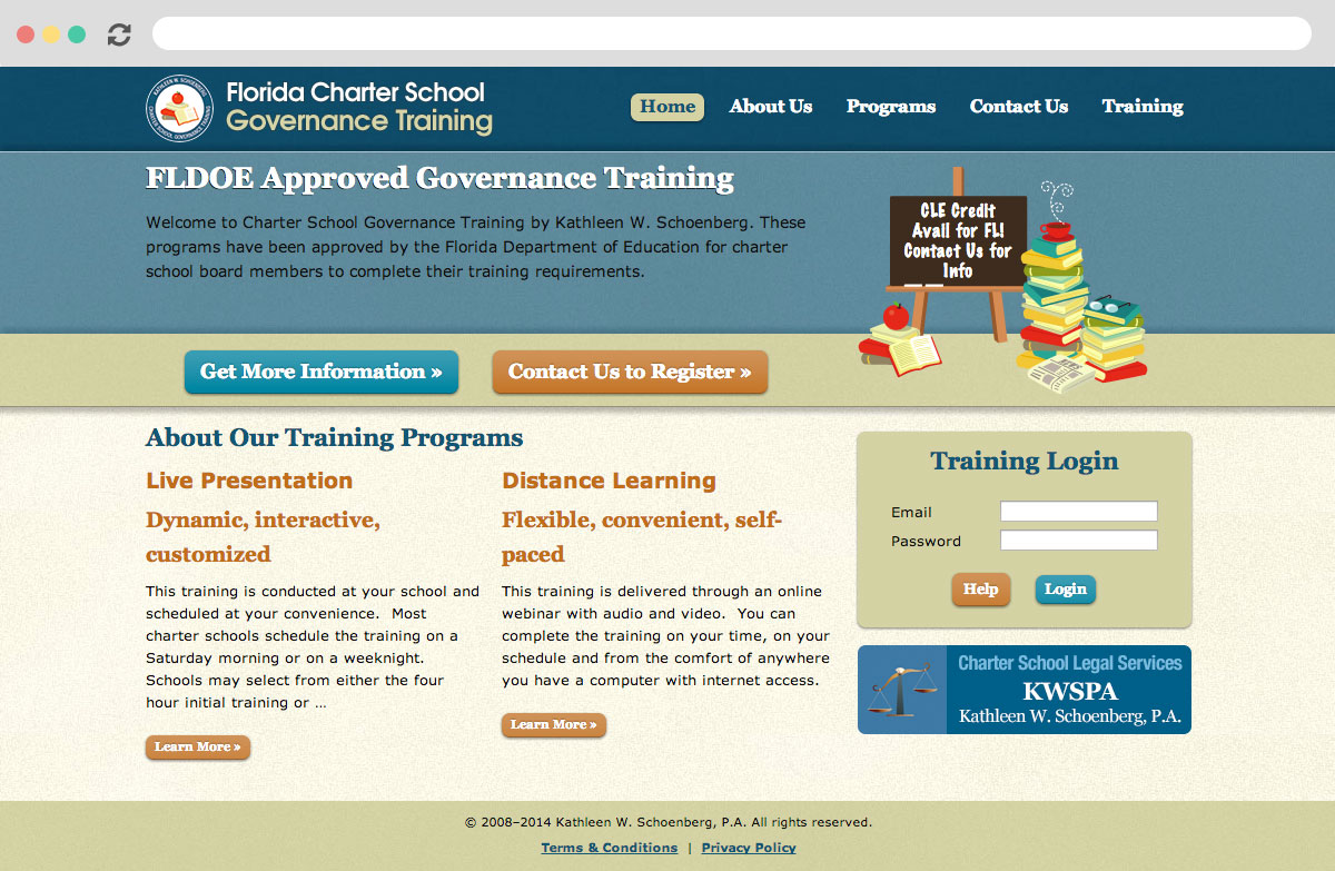Charter School Training Homepage